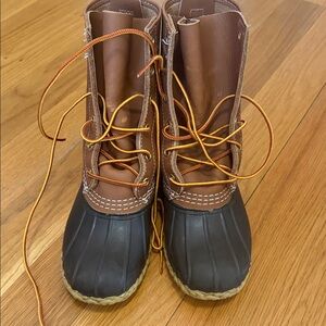L.L. Bean Kids' Brown and Black Boots